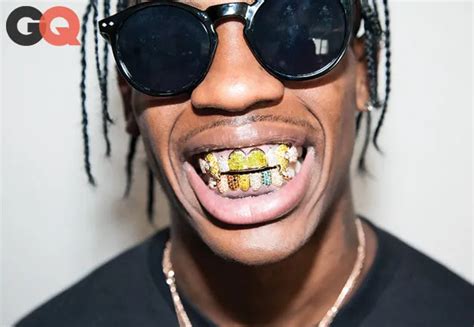 travis scott gold grills